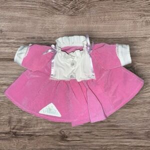 Vintage‎ Ideal Nursery Doll Dress Pink Corduroy White Collar 1990